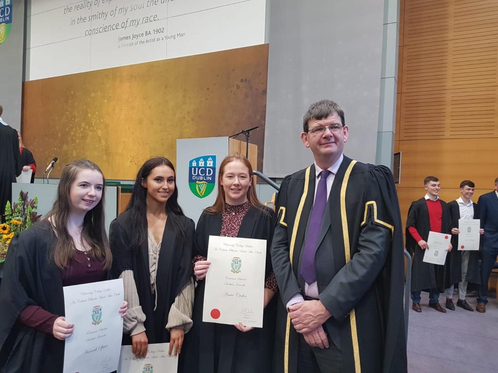 UCD Entrance Scholar Awards 2019 Our Lady's School